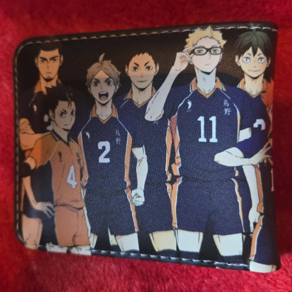New Haikyu!! Anime Manga Leather Wallet